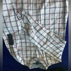 Tommy Hilfiger  Red and Blue Plaid Shirt